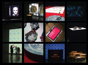 "The World Is Everything That Is The Case" contact sheet of images from the exhibition.